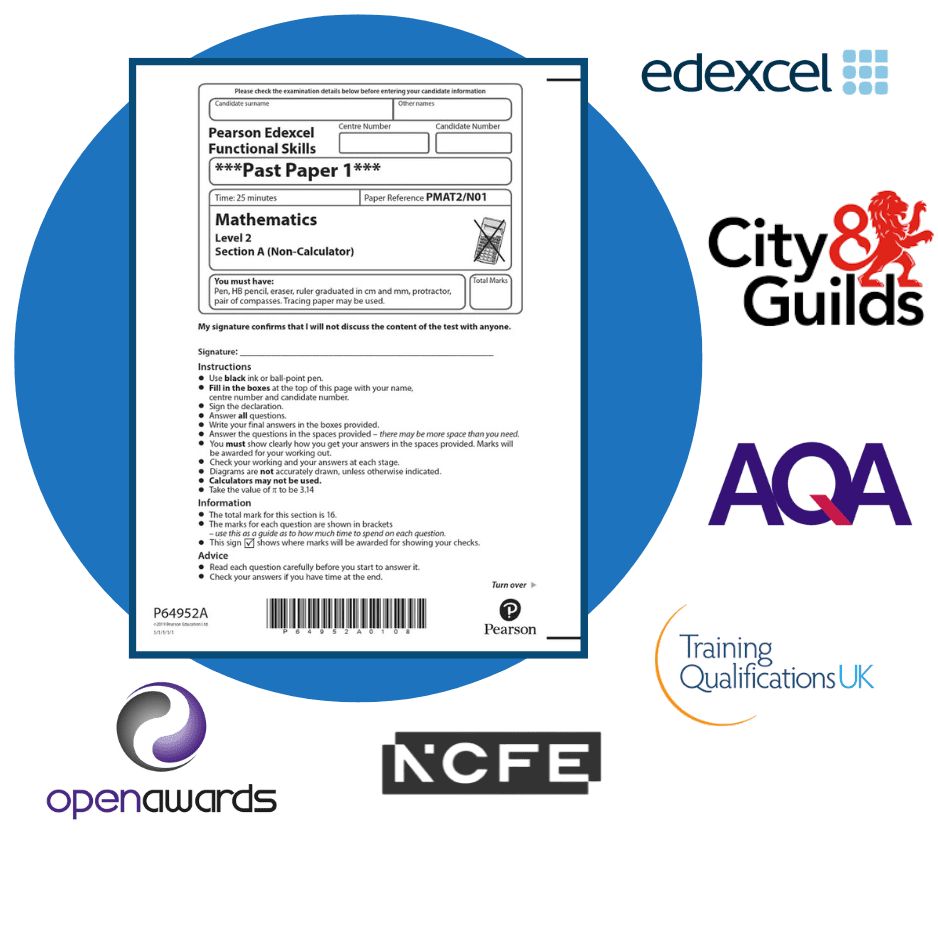 Functional Skills Past Papers
